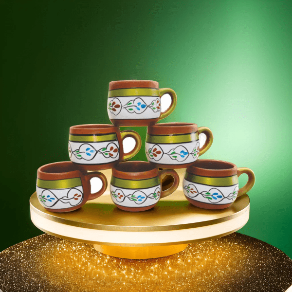 tea cup with serving tray