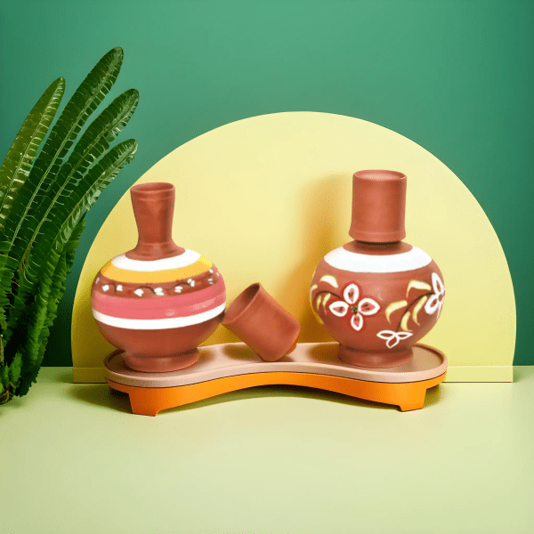 Painted water pot