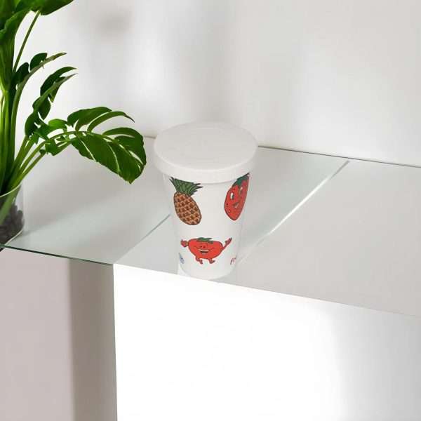glass with lids
