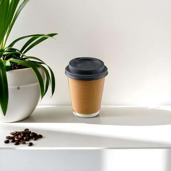 Ripple glass with lid
